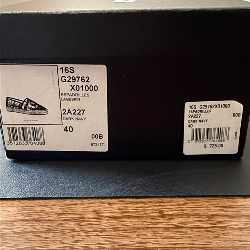 CHANEL Dark Navy Espadrilles Lambskin - Picture 3 of 4